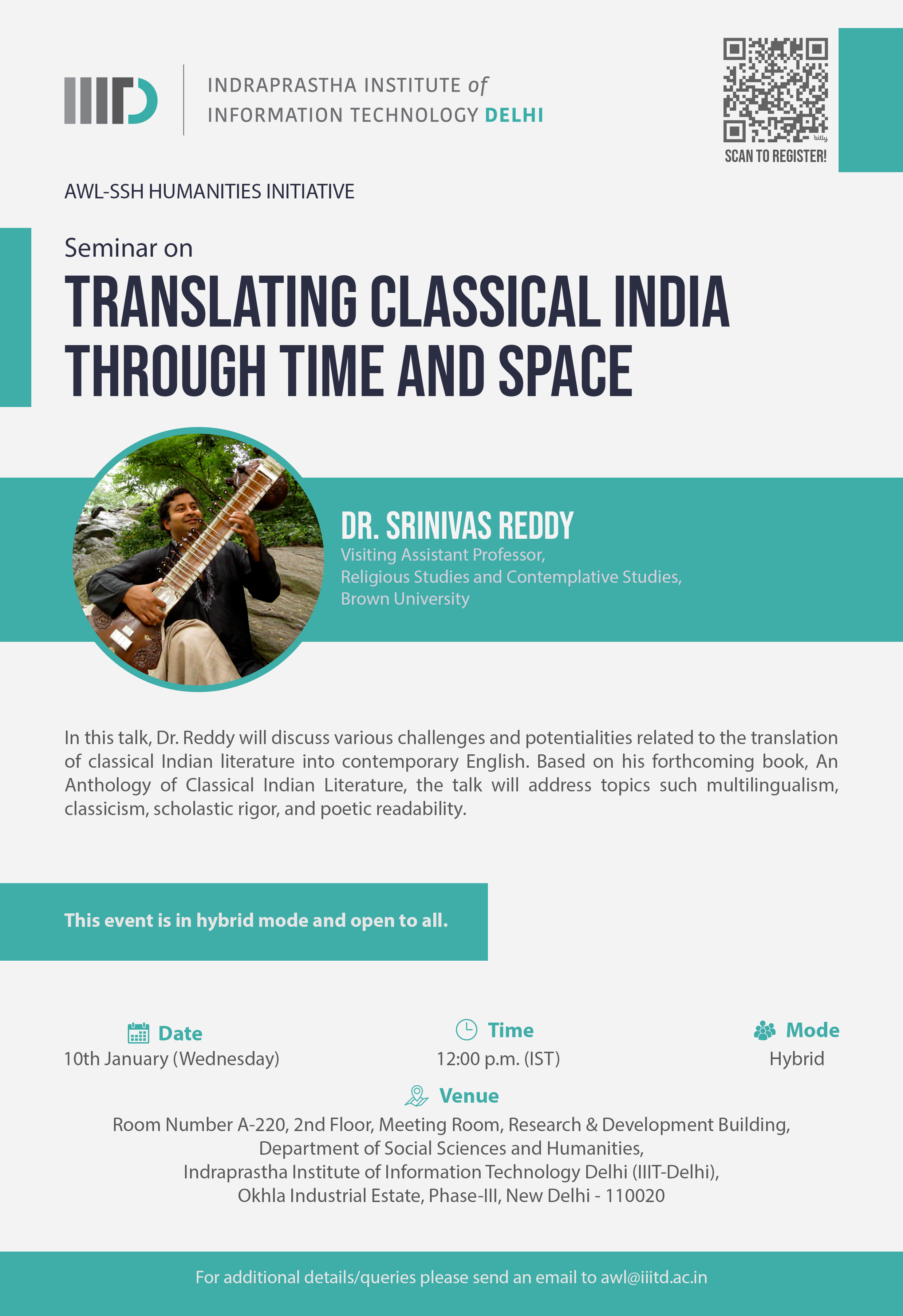 Translating Classical India Through Time and Space